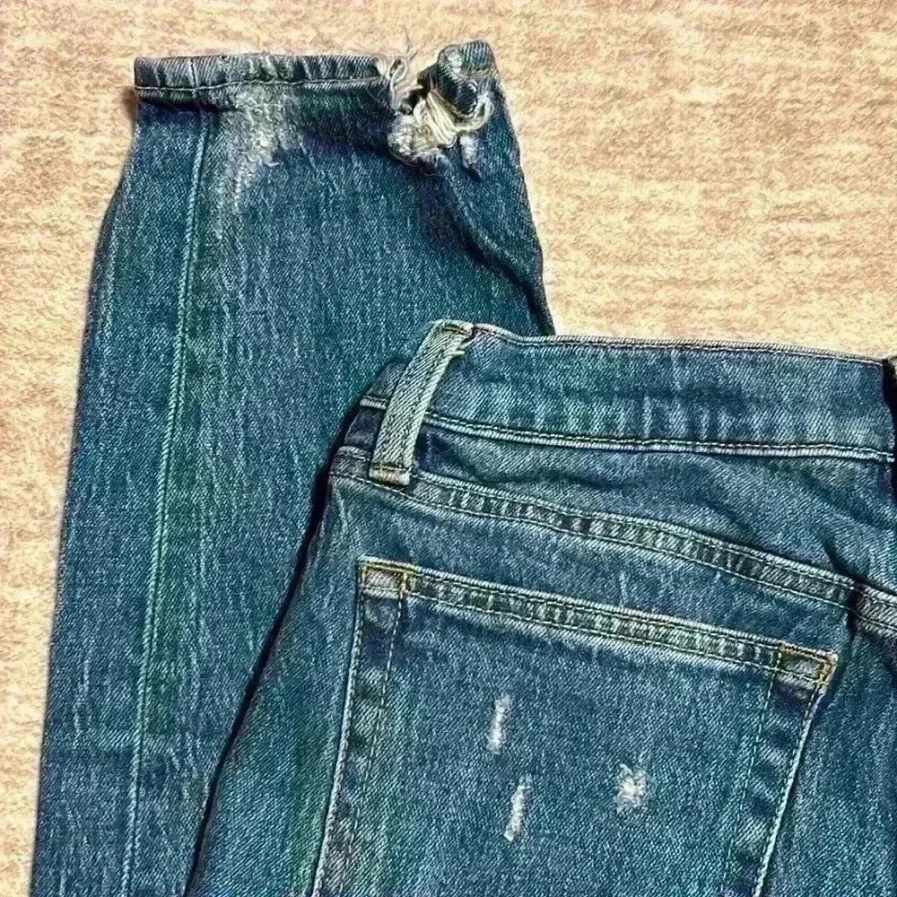 Sz 26/2 XS Lucky Brand jeans distressed skinny medium wash Sienna Slim Boyfriend - Picture 2 of 6